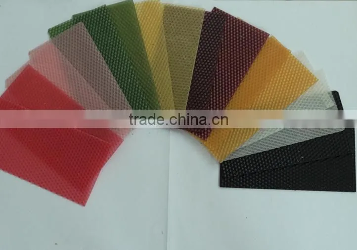 Apis Mellifera yellow plastic comb foundation sheet