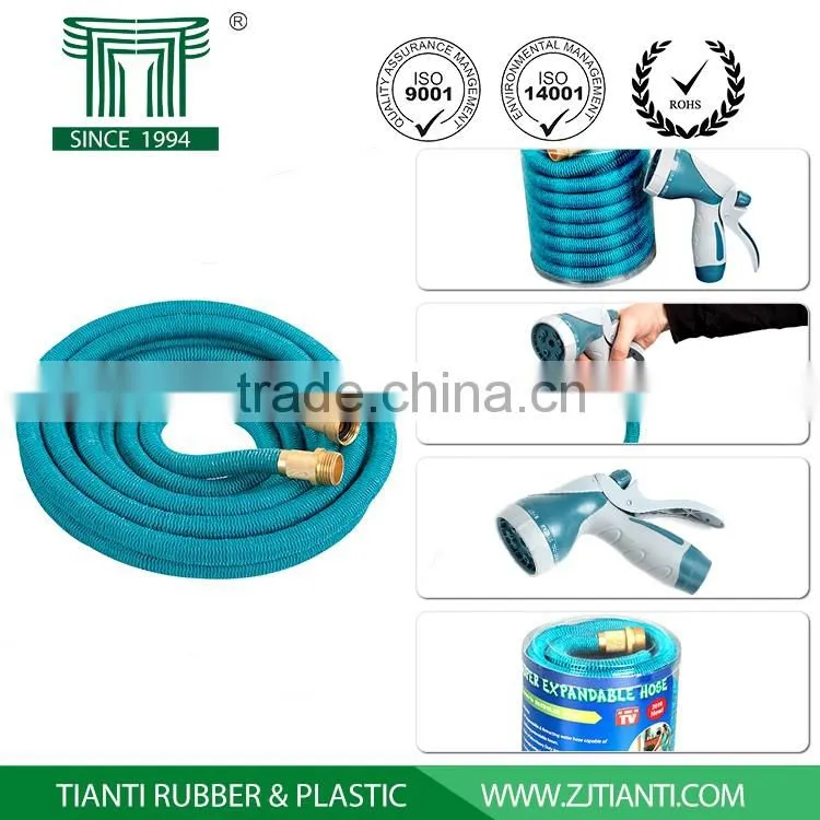 SGS CE Certificate Expandable Flexable Garden Hose w/ Car Wash Nozzles