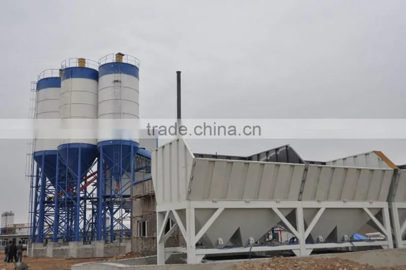 Supply 3 bins aggregate batcher PLD2400 concrete batching machine on sale