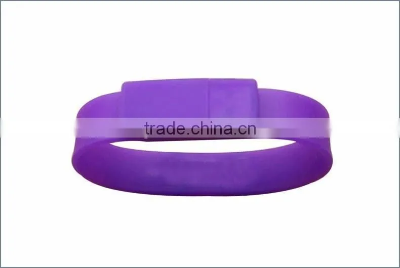 Wholesale Cheap Price Bulk Silicone USB Flash Drive Bracelet Free Sample