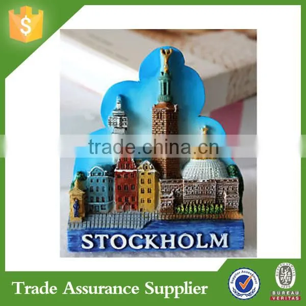 Custom souvenir magnet polyresin custom 3d fridge magnets