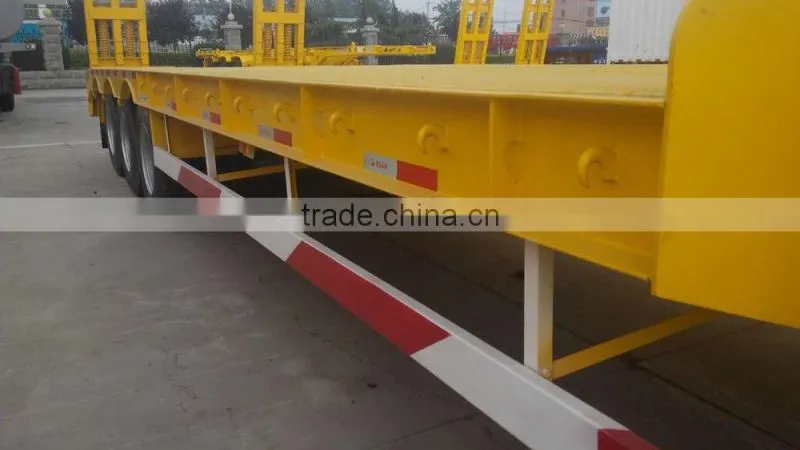60t Low Bed CIMC Semi Trailer for trailer truck