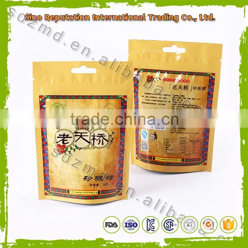 plastic stand up pouch for tea for wholesale packaging bags