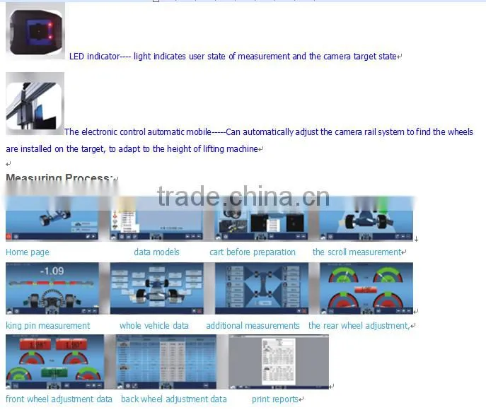 Vehicle 3D Wheel Alignment Machine