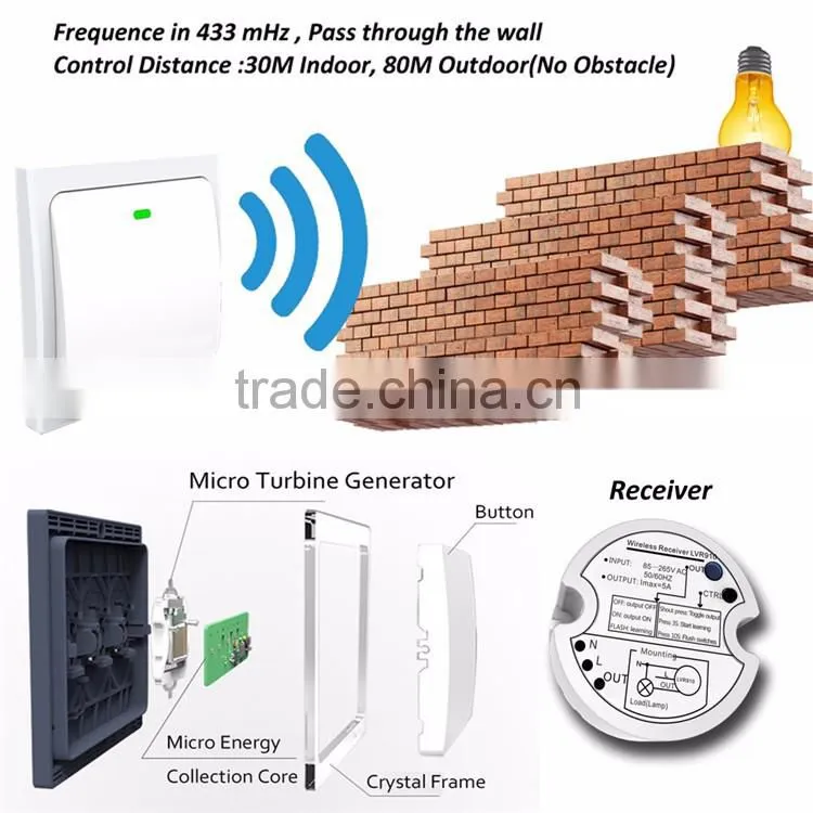 wholesale wireless remote electrical switches with CE/RCM/Rohs