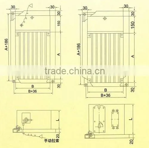 Stainless steel marine grille damper