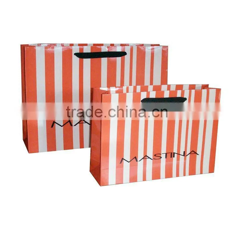 Carton Pattern Printed Paper Bag with Handle for Baby