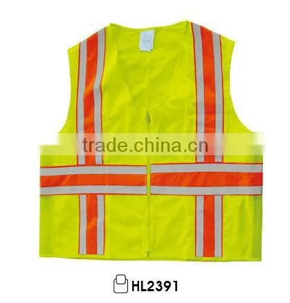 high visbility reflective safety vest