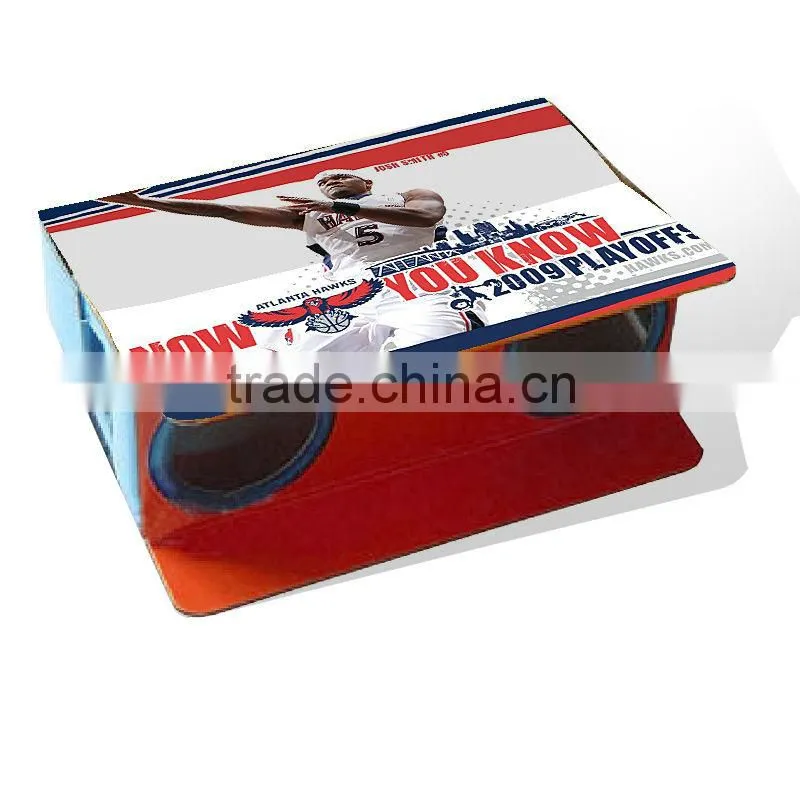 OEM DIY Wholesale folding telescop mini folding paper binoculars