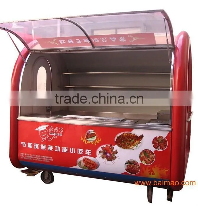 chinese electric food truck equipment Mobile fast food truck for sale