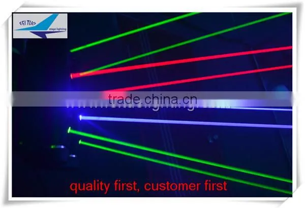 8 lens 10w rgb laser stage lighting moving head laser light