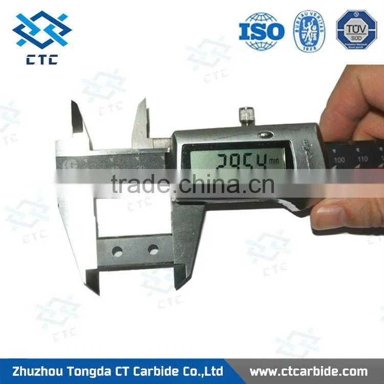 factory supply hard metal strip with holes