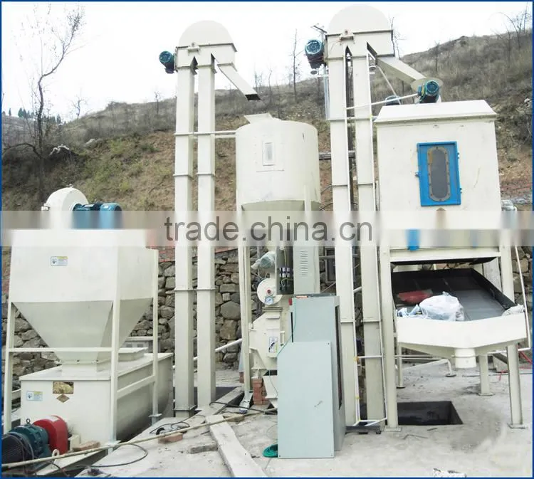 1-2T/H capacity broilers laying hens feed pellet production line, chicken feed production line