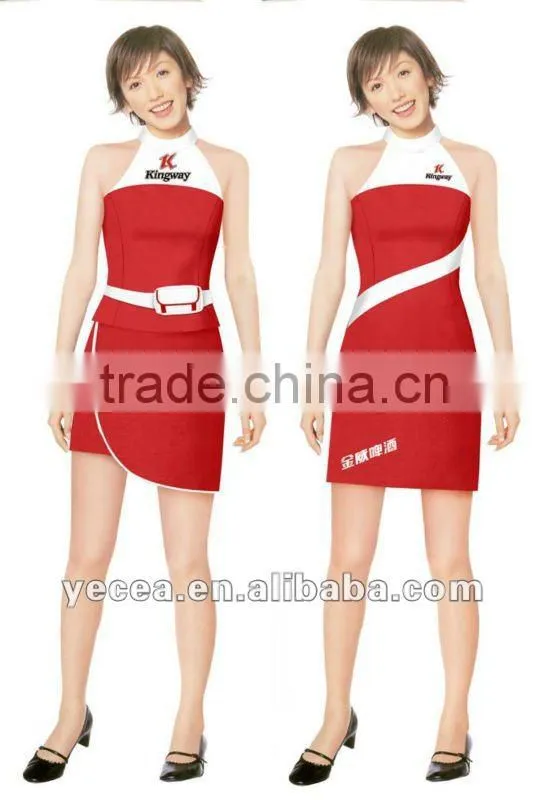 Hot selled sales ladies spandex Promotional uniform