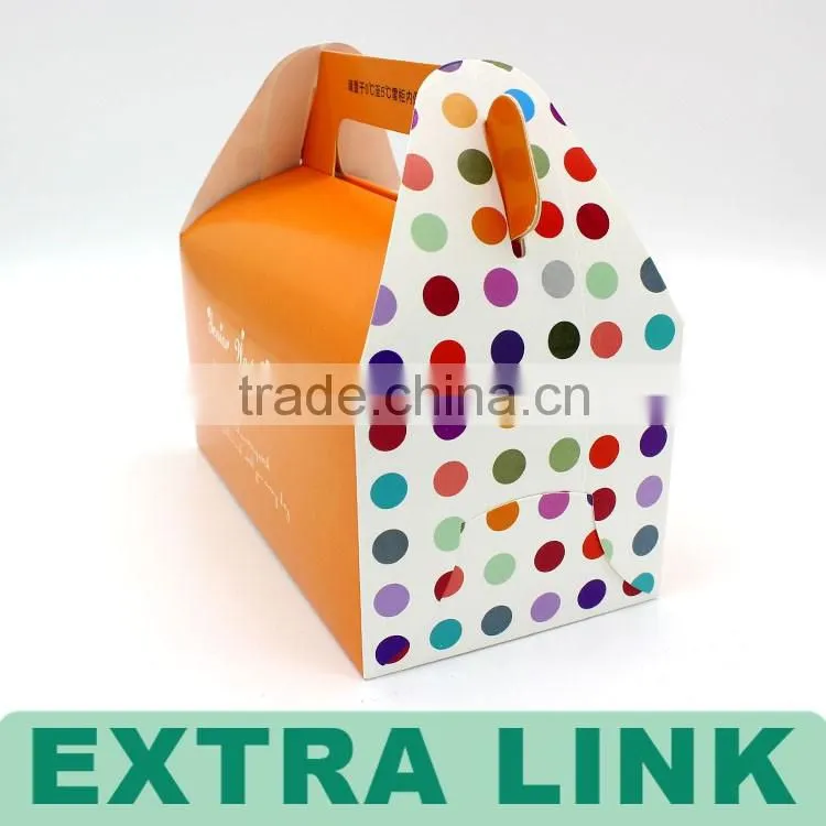 Custom Logo Small Handle Kraft Paper Cement Shopping Promotion Bag For Food