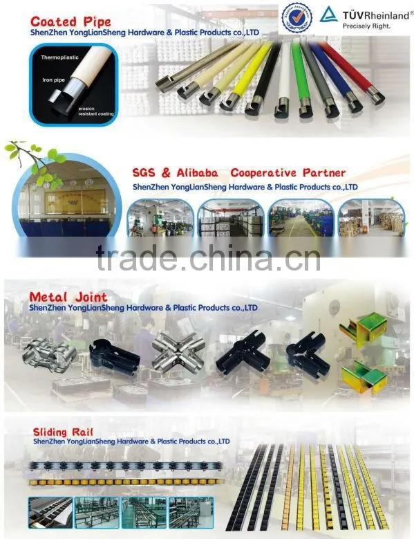 JY-2046|Heavy duty flow rail|Black PP wheel roller track|Track roller supplier