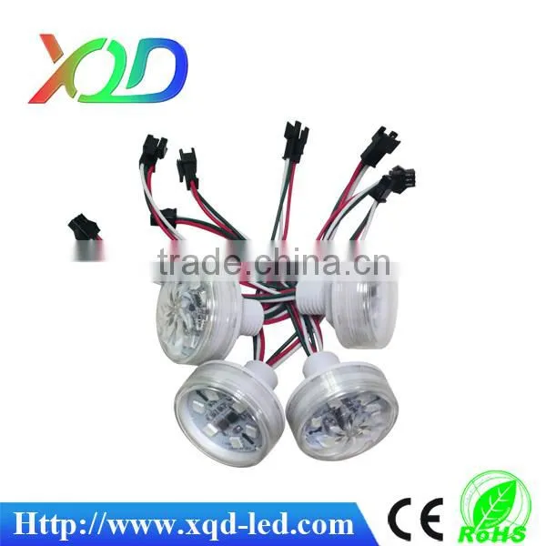 auto controller led point light 8205ic pixels 48mm 6leds smd 5050 rgb chip