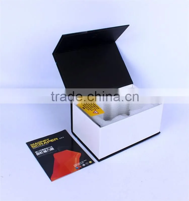 wholesale black paper packaging box mockup