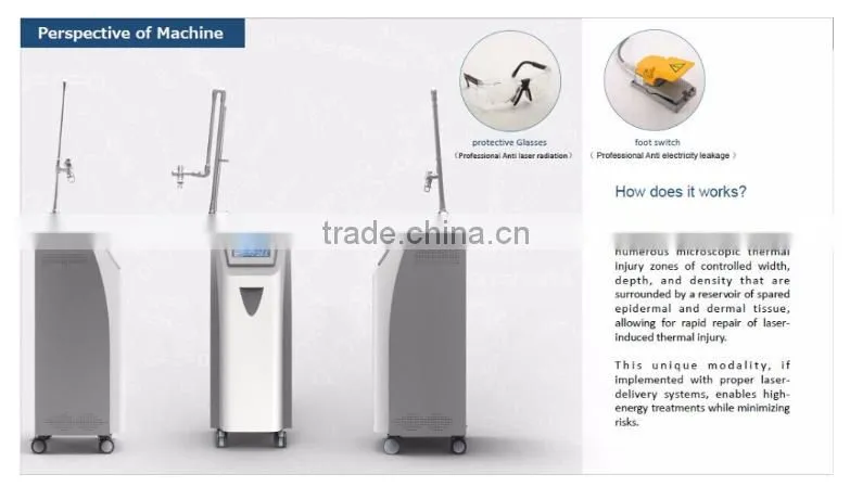 2016 Excellent and useful co2 laser 40w for hospital ,beauty spa and clinic
