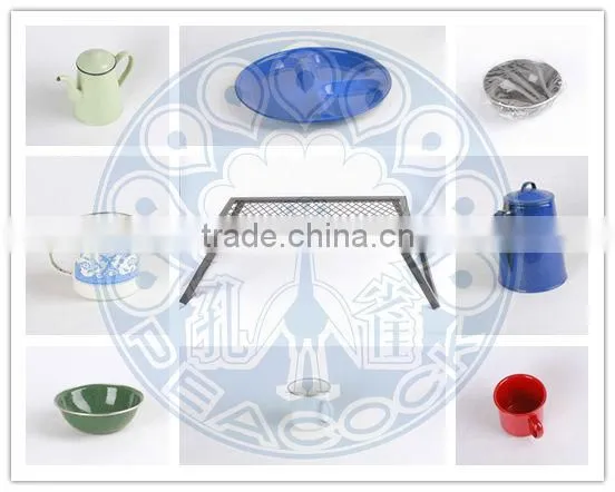 Enamel Coffee pot Camping ware Camping set