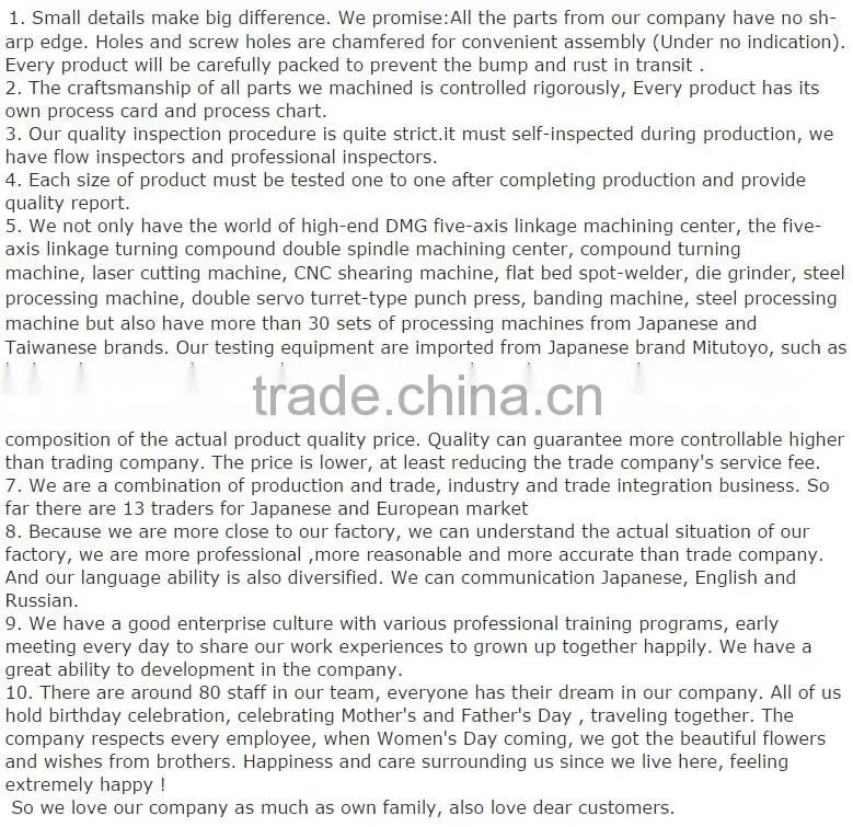 High Quality Suppliers China Factory Low Price High Precision Machinery Steel Spare Parts S45C C45 with Spot Welding Service