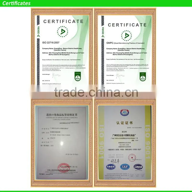 High quality professional fragrant hair color developer(3%,6%,9%,12%)