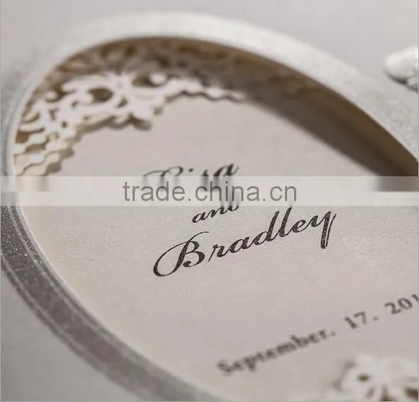 Bride and groom design wedding card
