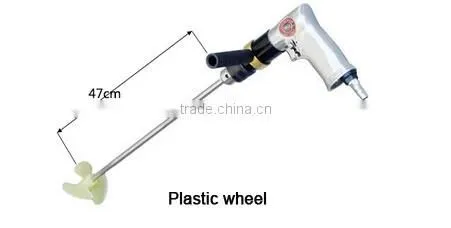 Small handle type pneumatic paint mixer