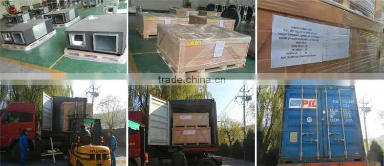 Passive house Low Noise Air Heat Energy Recovery Ventilaton system for different air volume