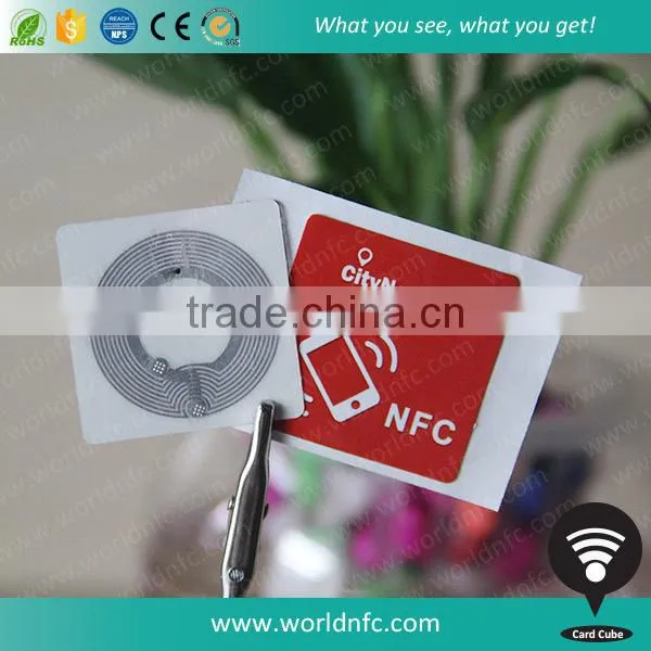 NTAG213 Aluminium Antenna NFC Sticker Tag for Archive Management