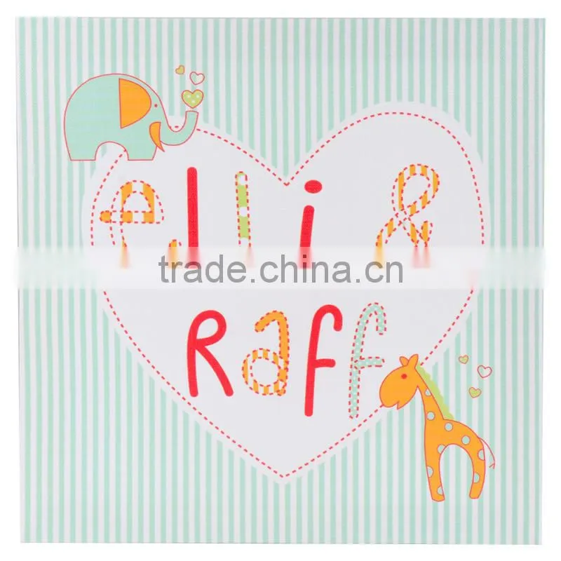 Single Printed Canvas Panel Picture Wall Nursery Art
