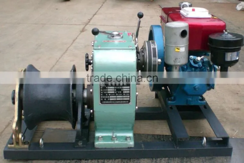 5 Ton Diesel powered winch for pulling/hoisting/construction