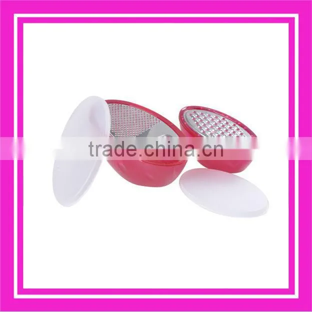 grater with bowl / plastic grater with container / plastic vegetable box grater