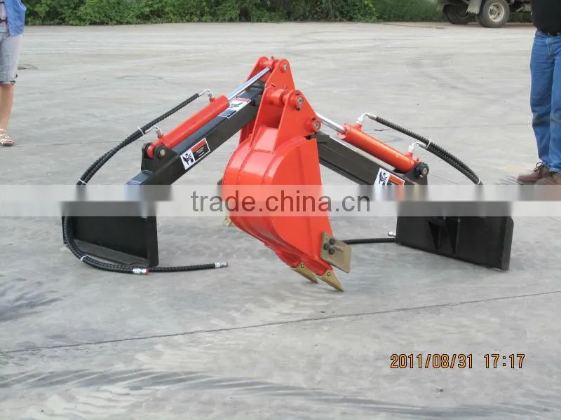 mini skid steer loader mounted china mini digger attachment for sale