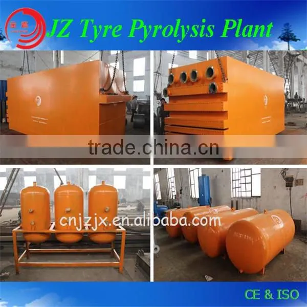 2013 new design recycle machine making oil from waste tyre/ plastic/ rubber