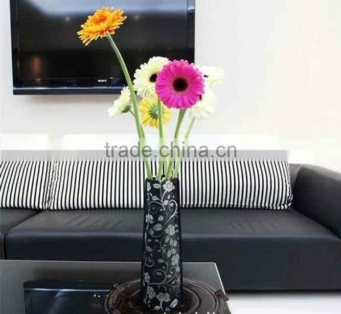 Hot sell plastic foldable fish bowl/Foldable vase / flower vase