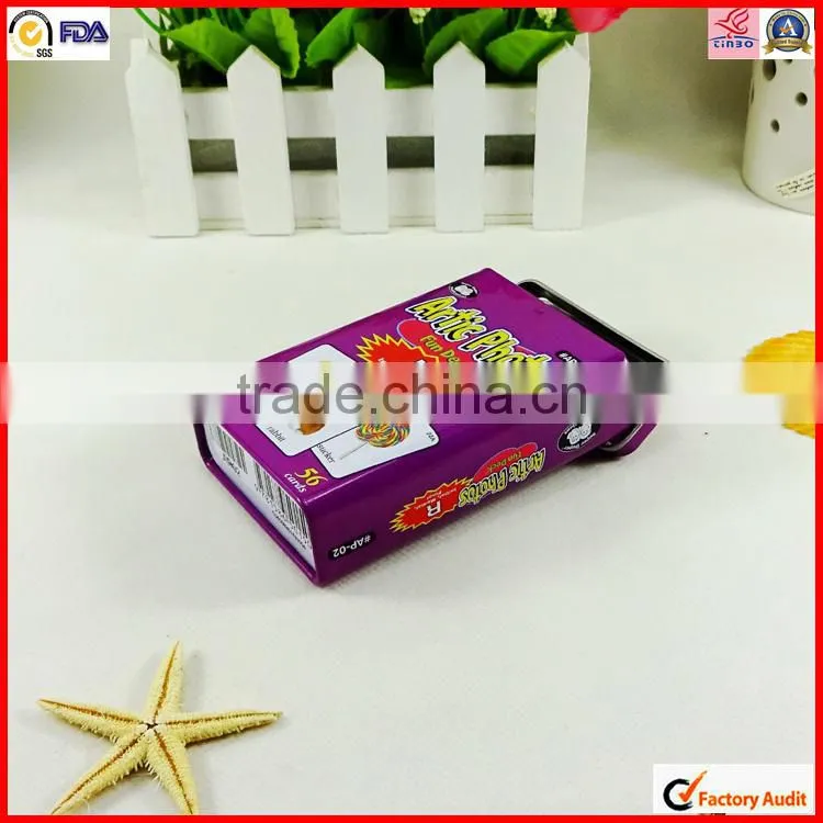 rectangle custom design colorful coffee tin can