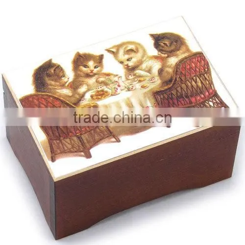 Customization Printing Wooden Music Box