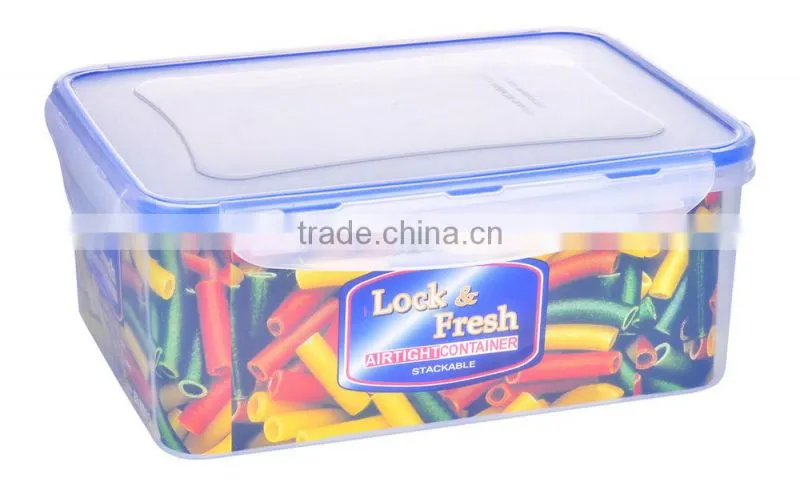 3600ml clear plastic vacuum containers/BPA free container/fresh food box/vacuum seal containers