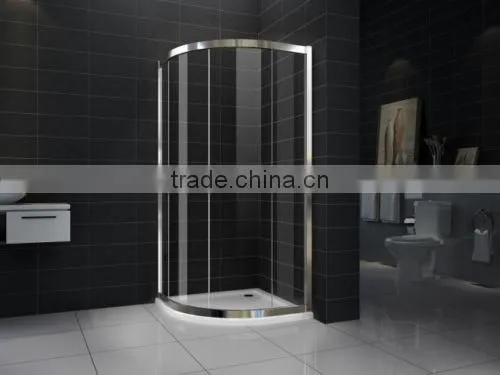 Simple complete glass shower enclosure