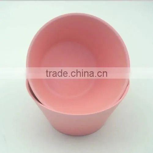 GREEN Eco friendly unbreakable reusable bamboo fiber take away bowl/salad bowl
