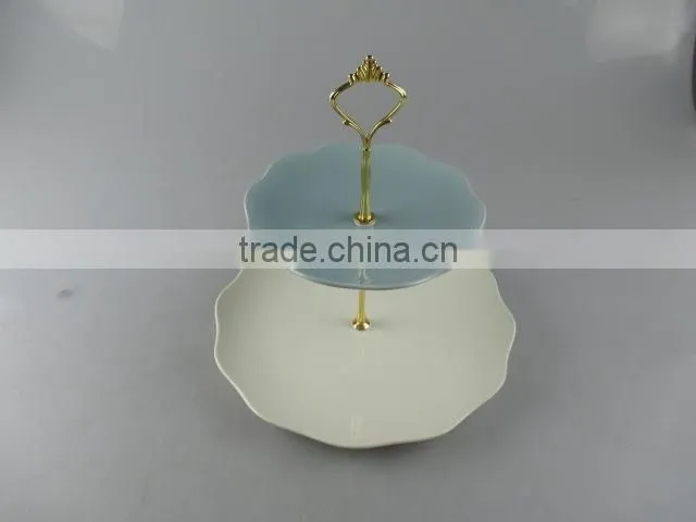 Wholesale ceramic cake/candy stand with cheap price in stock