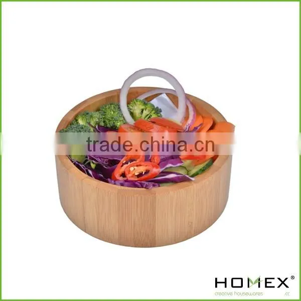 Small Bamboo Salad Serving Bowl/Bamboo Fruit Bowl /Mixing bowl/Homex