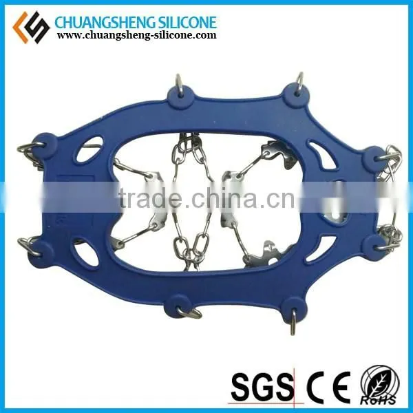 Winter needed ice gripper shoes, Ice season silicone shoes accessory, anti-slip ice gripper climb shoes