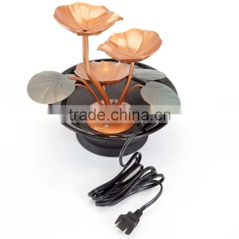 Indoor Water Lily Water Fountain