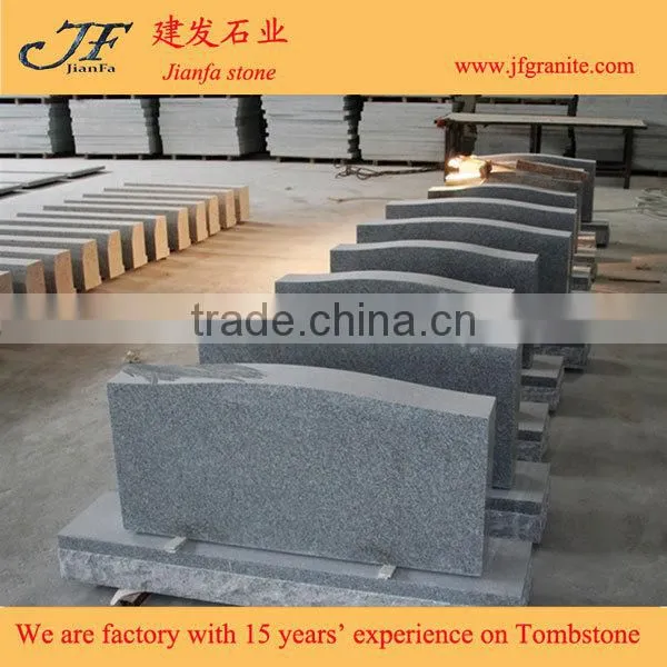 American Light G633 Gray Granite Flat Monument & Tombstone