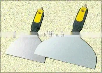 TPR handle stinless steel putty knife with screwdriver