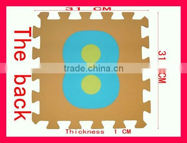 number puzzle mat