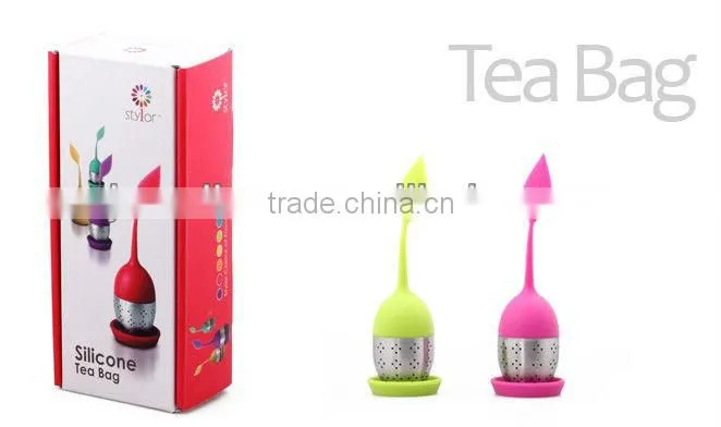 Heat Resistant Loose Leaf Filter Silicone Tea Bags