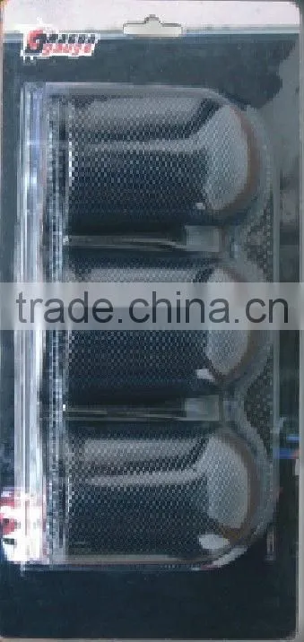 Black Triple Gauge Cover